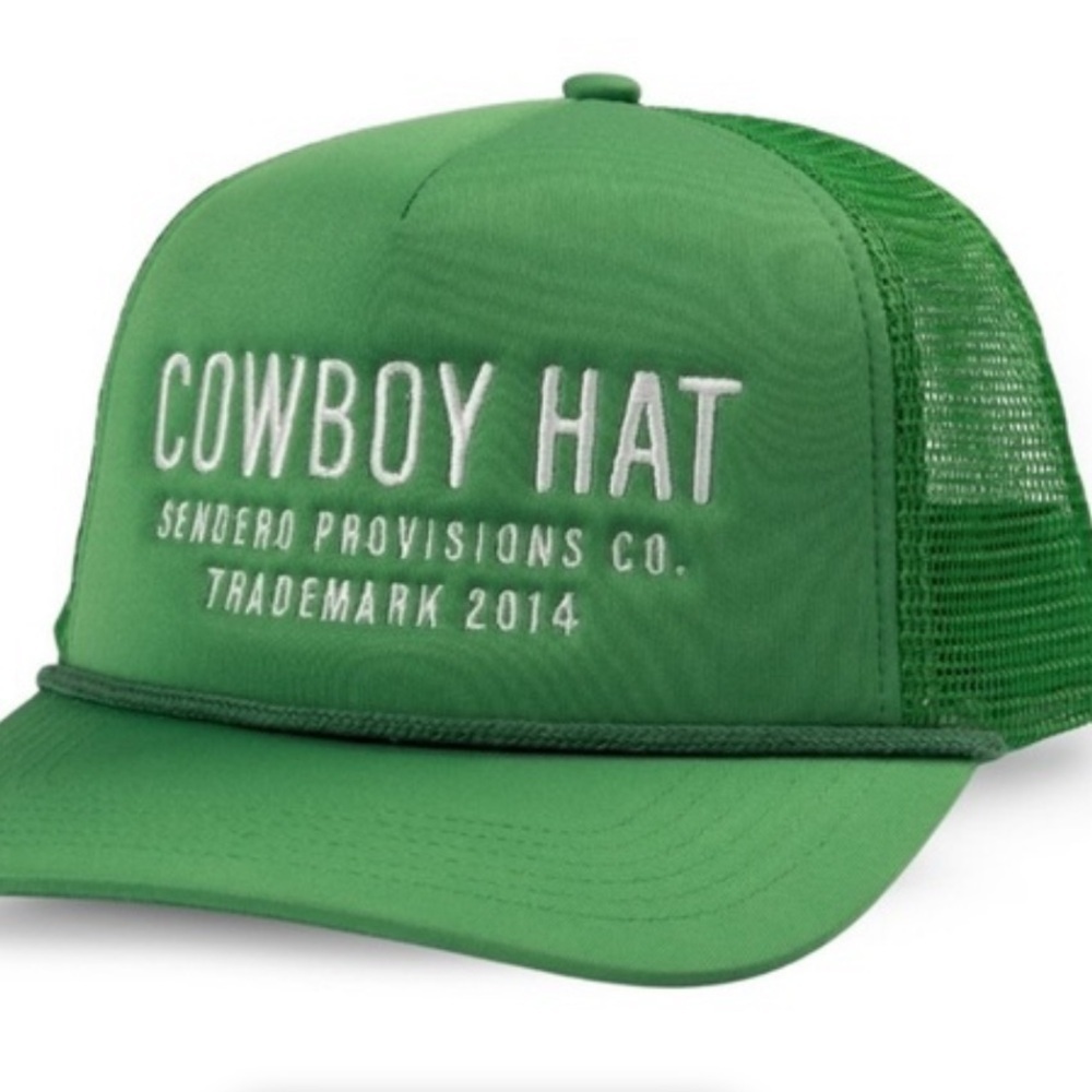 Free People X Sondero Hats Green Cowboy Baseball Cap - Picture 2 of 2